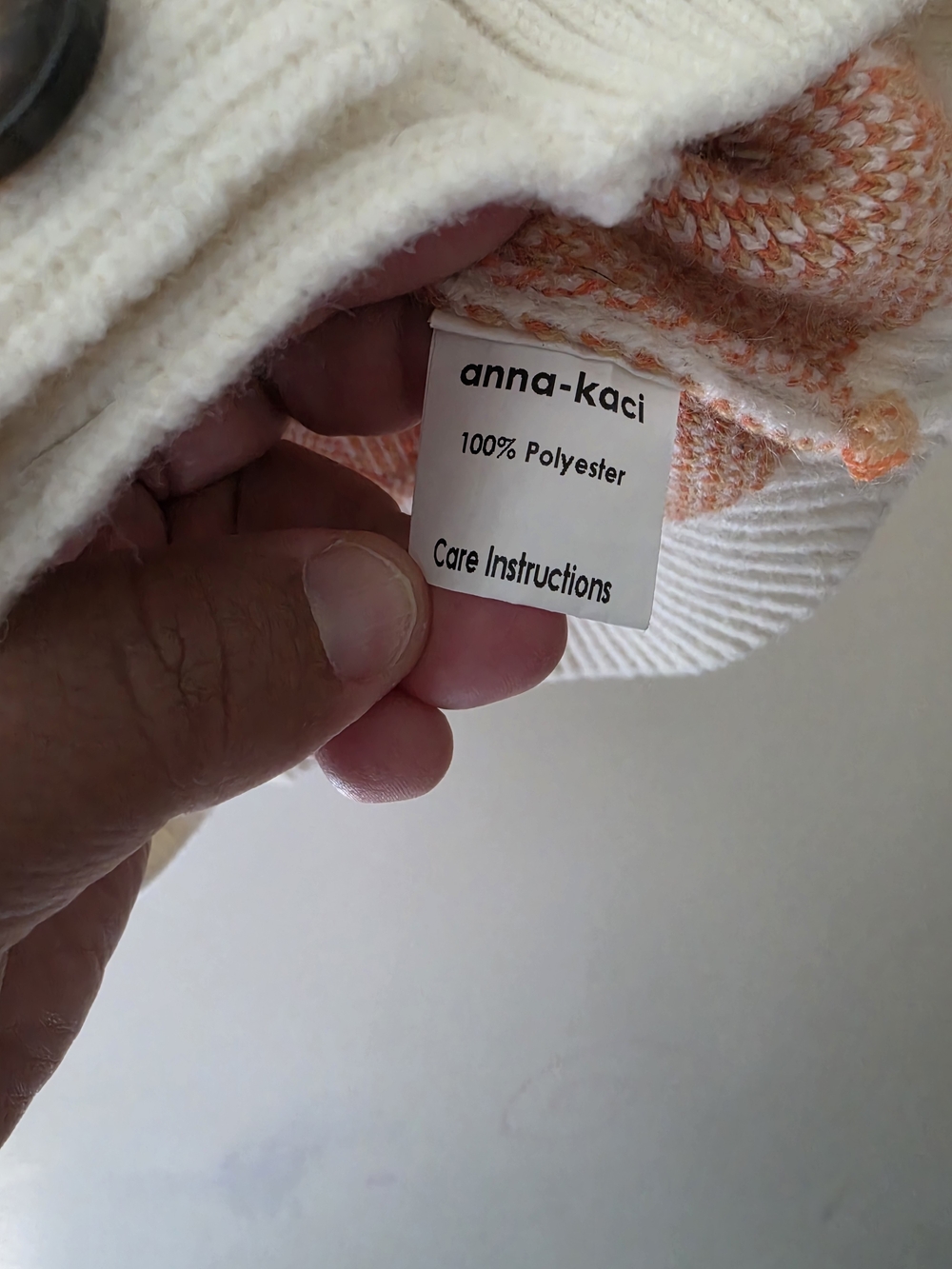 Anna-Kaci Women's Button-Up Knit Cardigan with Floral Print and Front Pockets - Picture 6 of 7